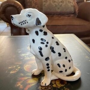 Vintage Wales Dalmation Dog Decorative Ceramic Figurine 5” Japan